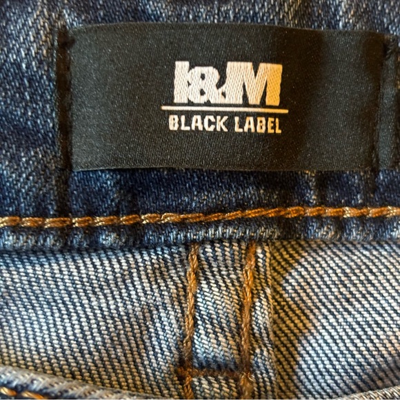 I&M Denim Black Label NWT High Rise Flare Dark Wash Women’s Jeans Size 29 - Picture 9 of 15